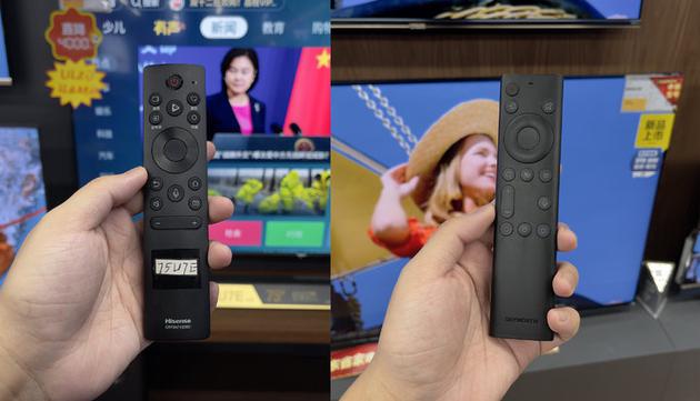 ▲左為海信，右為創(chuàng)維